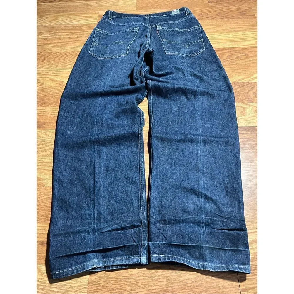 Vintage 90s Levi’s Dry Goods 595 Relaxed Straight Baggy Jeans